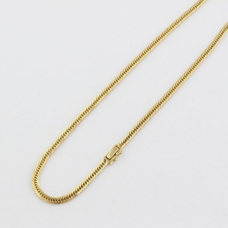 K18 ネックレス トリプル 8面 30g 50cm 造幣局検定刻印付き