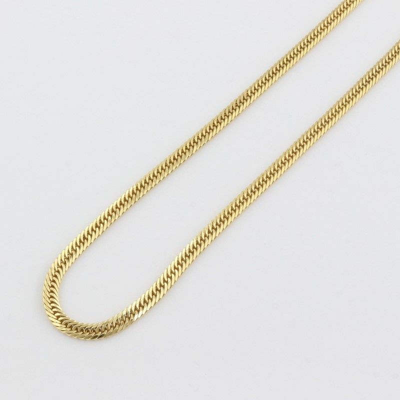 K18 ネックレス トリプル 8面 50g 60cm 造幣局検定刻印付き