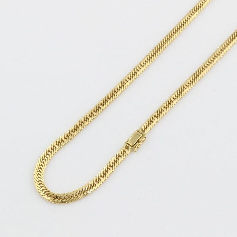 K18 ネックレス トリプル 8面 50g 60cm 造幣局検定刻印付き