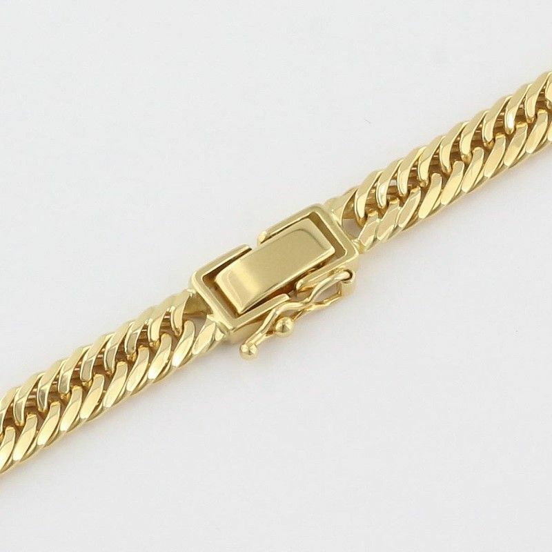 K18 ネックレス トリプル 8面 50g 60cm 造幣局検定刻印付き