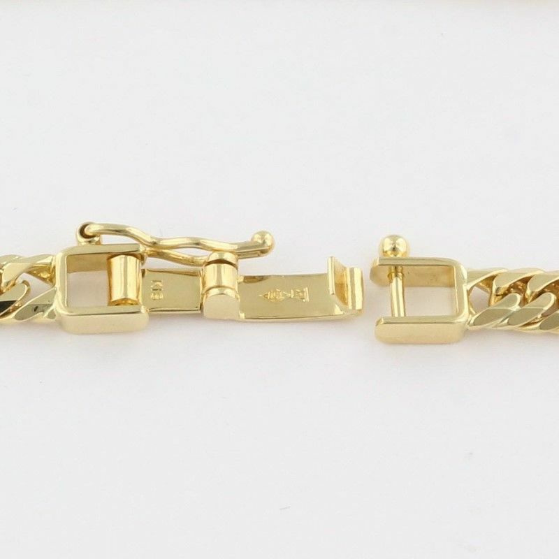 喜平 ブレスレット K18 6面 ダブル 18cm 10g 造幣局検定刻印付き