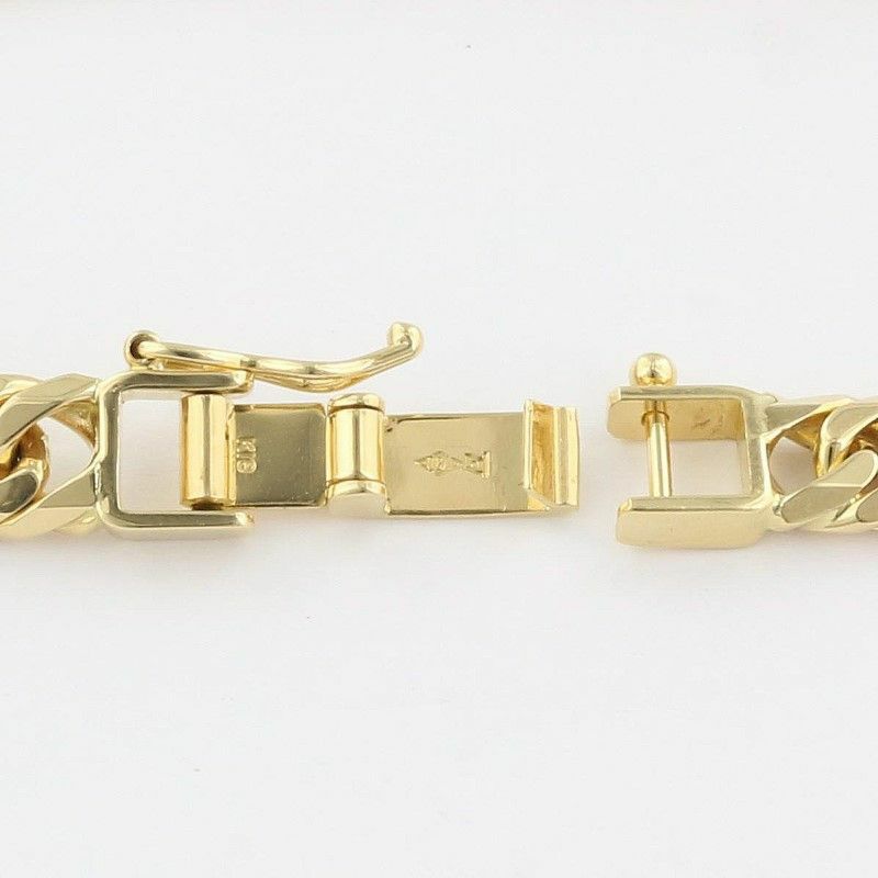 喜平 ブレスレット K18 6面 ダブル 18cm 20g 造幣局検定刻印付き