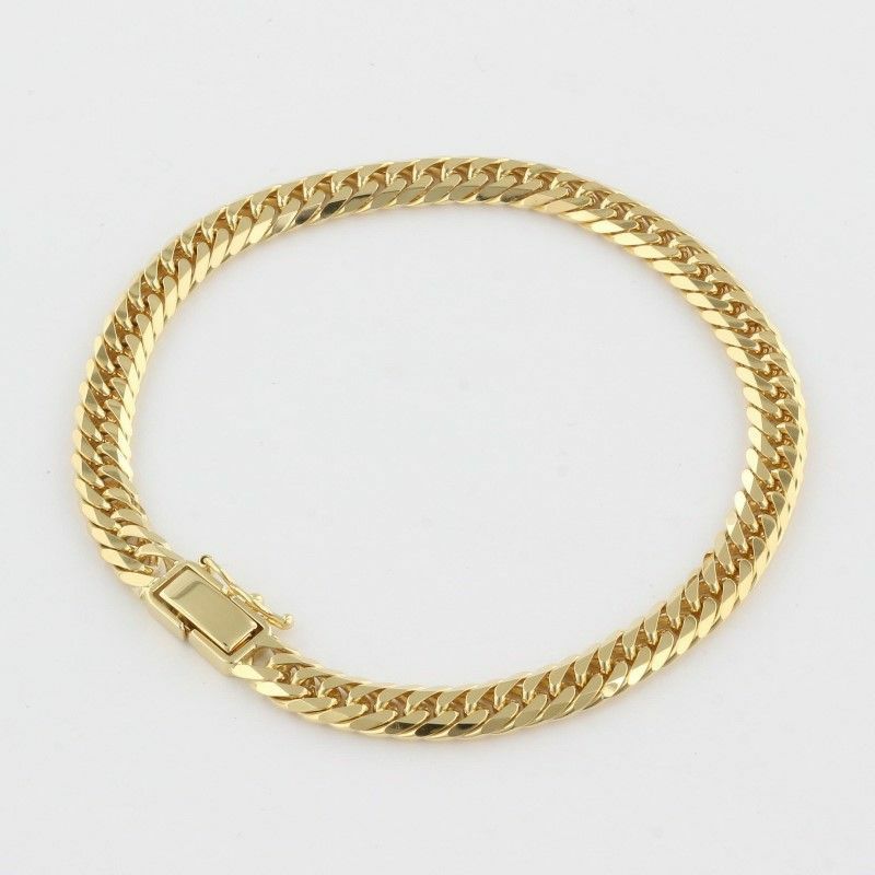 喜平 ブレスレット K18 6面 ダブル 20cm 20g 造幣局検定刻印付き