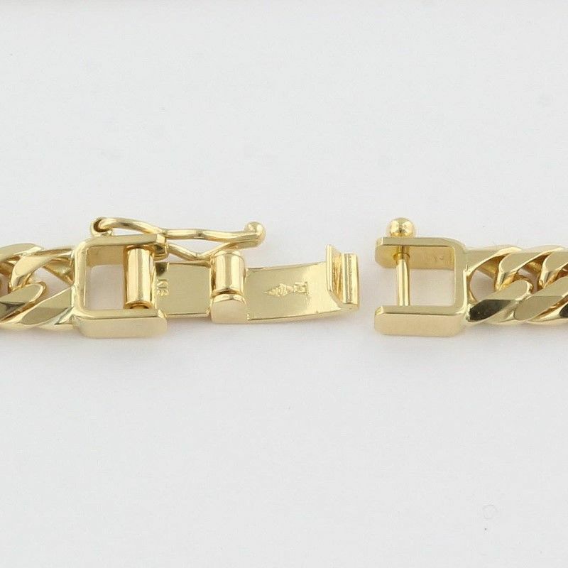 喜平 ブレスレット K18 6面 ダブル 20cm 20g 造幣局検定刻印付き