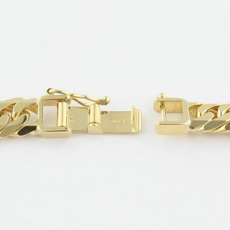 喜平 ブレスレット K18 6面 ダブル 20cm 30g 造幣局検定刻印付き