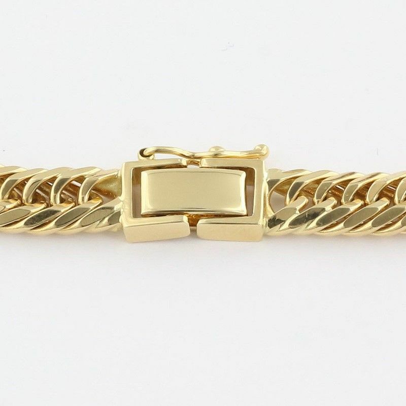 喜平 ブレスレット K18 8面 トリプル 18cm 20g 造幣局検定刻印付き