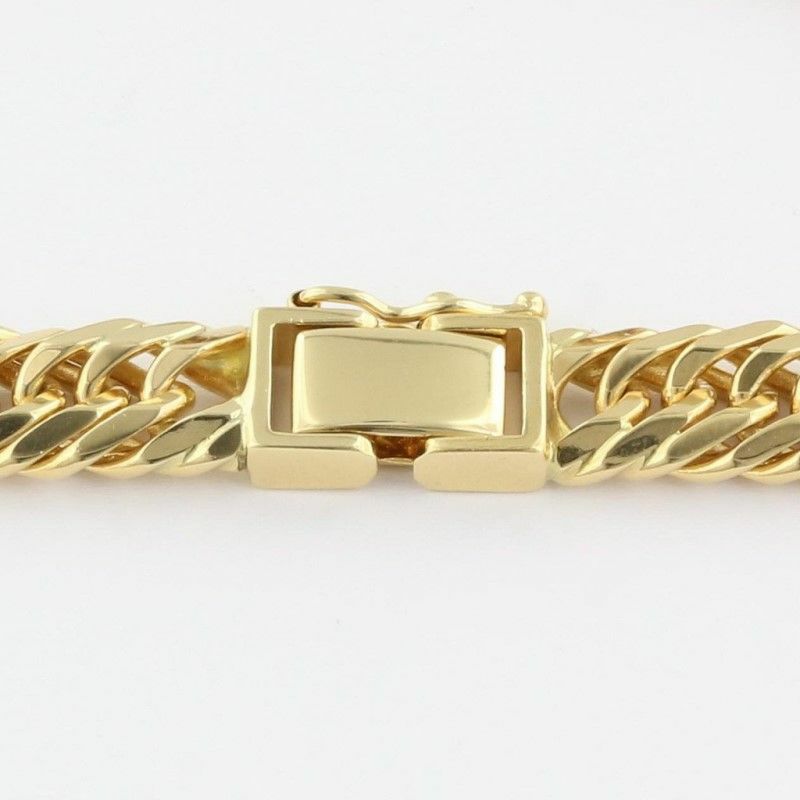 喜平 ブレスレット K18 8面 トリプル 20cm 30g 造幣局検定刻印付き