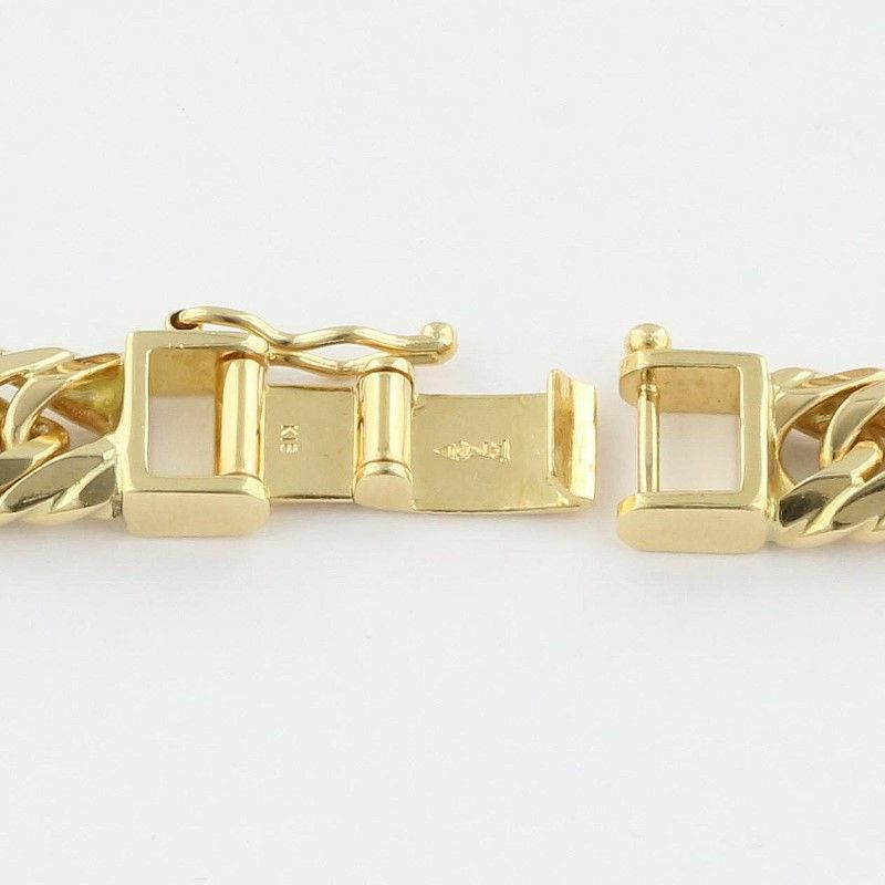 喜平 ブレスレット K18 8面 トリプル 20cm 30g 造幣局検定刻印付き