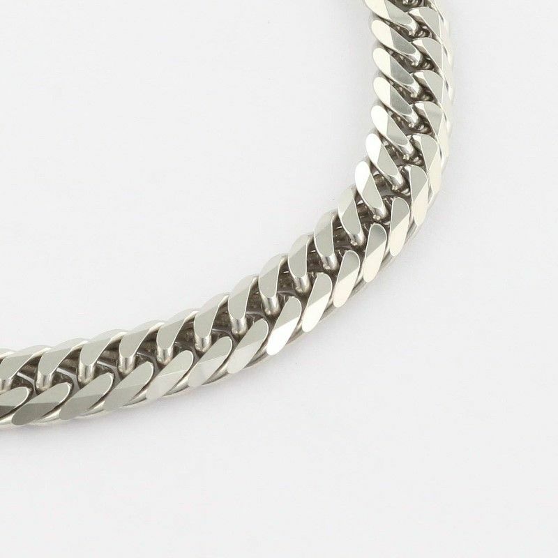 喜平 ブレスレット PT850 6面 ダブル 20cm 30g プラチナ 造幣局検定刻印付き