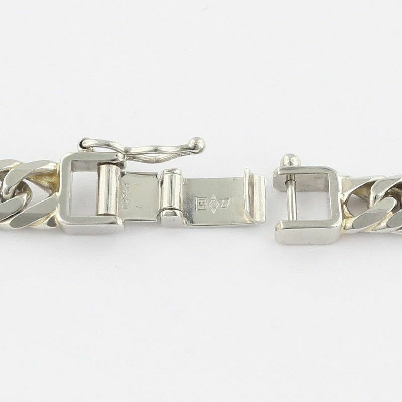 喜平 ブレスレット PT850 6面 ダブル 20cm 30g プラチナ 造幣局検定刻印付き