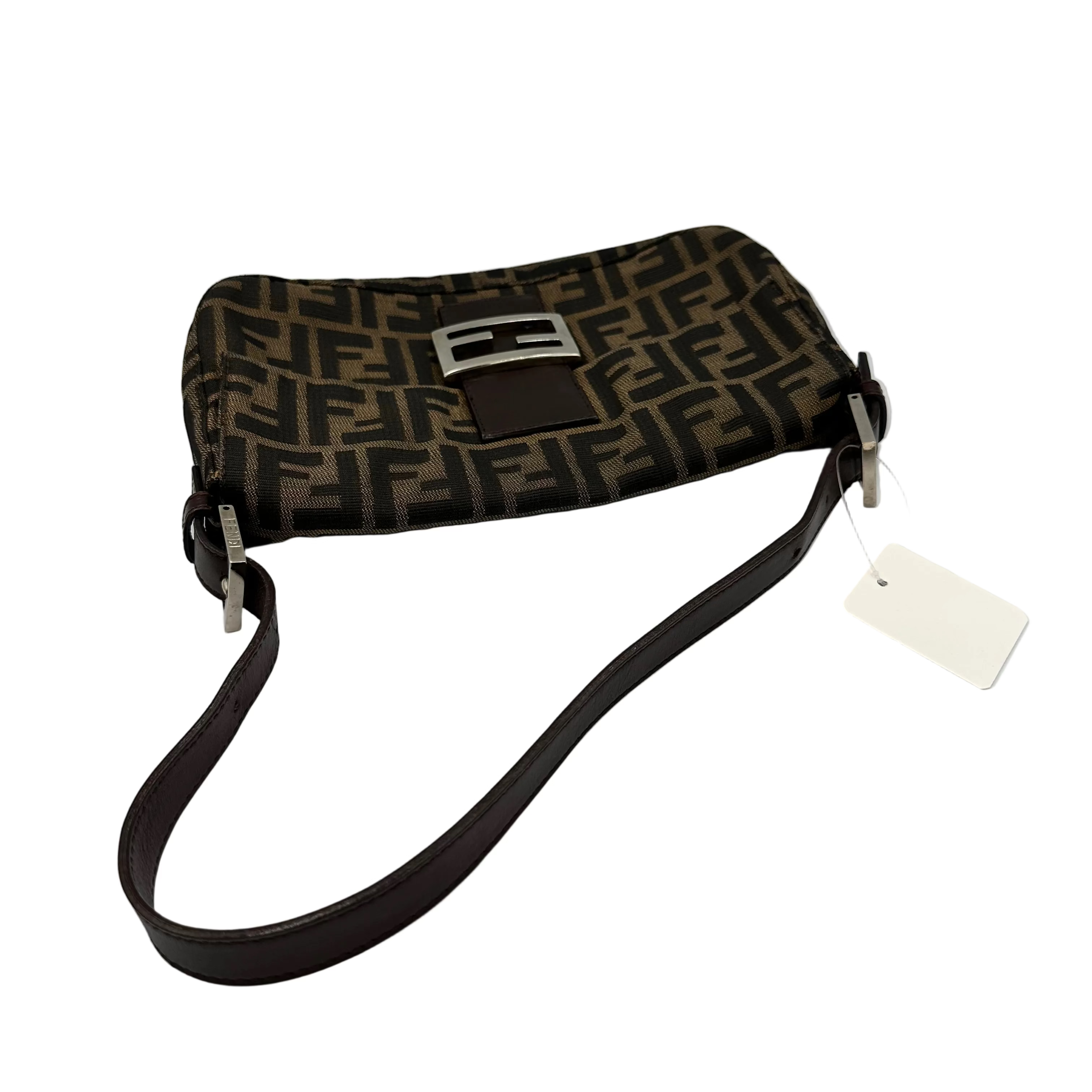 フェンディ Fendi ズッカ柄 マンマバゲット 帆布 茶色 26424