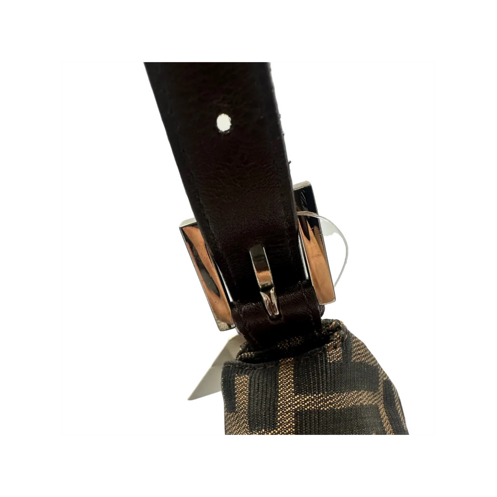 フェンディ Fendi ズッカ柄 マンマバゲット 帆布 茶色 26424