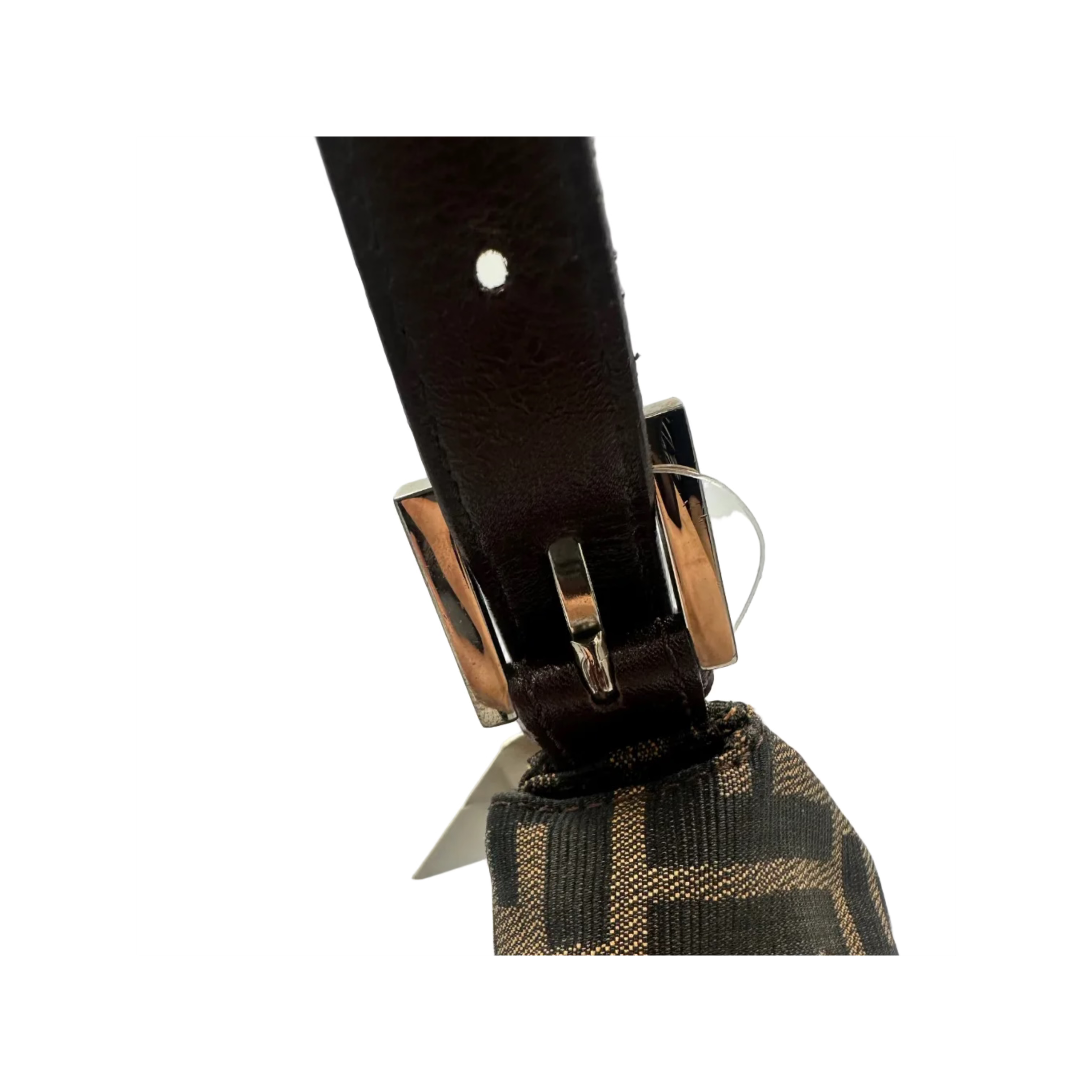 フェンディ Fendi ズッカ柄 マンマバゲット 帆布 茶色 26424