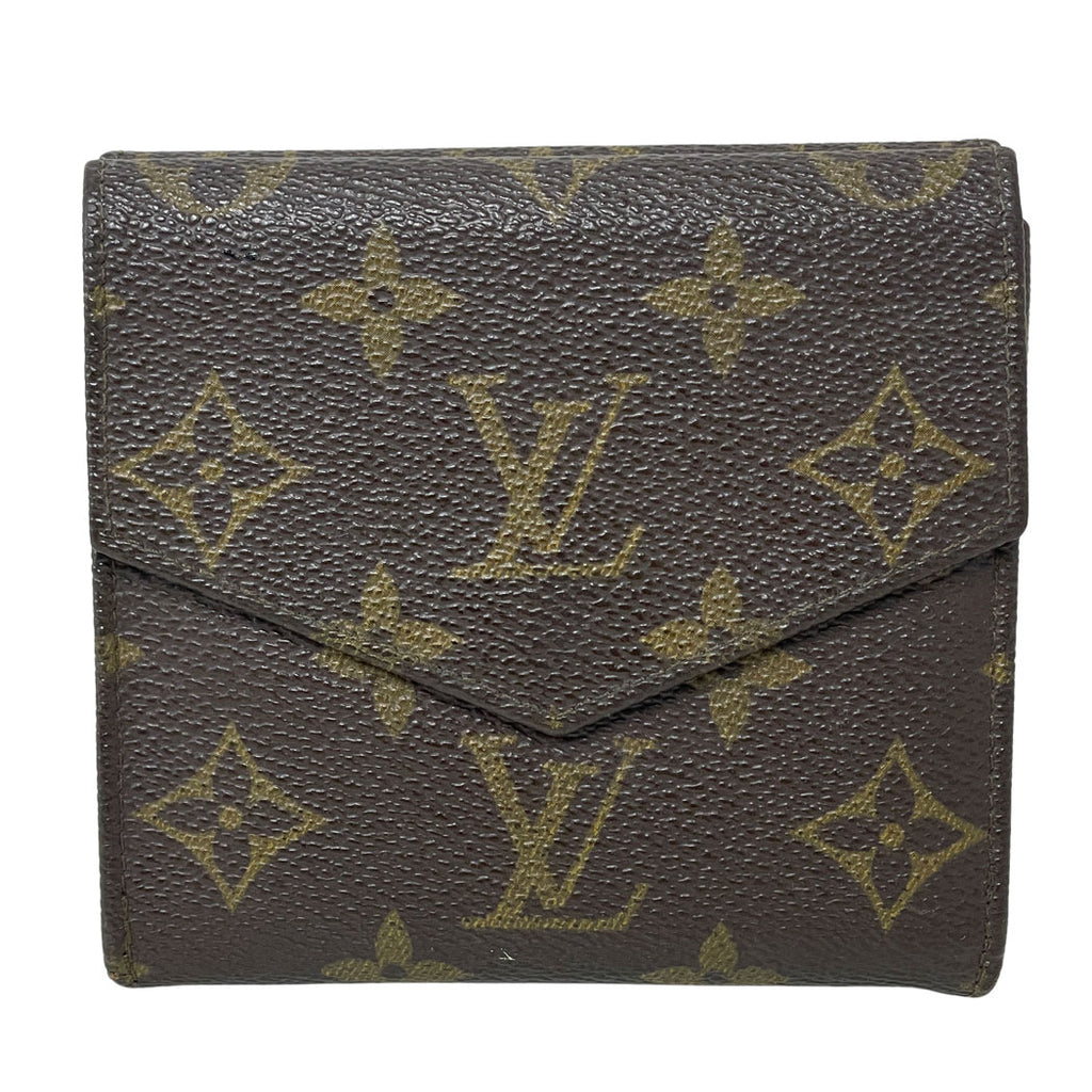 LOUIS VUITTON ルイヴィトン モノグラム ポルトモネビエ 三つ折り財布 57264 レディース 中古