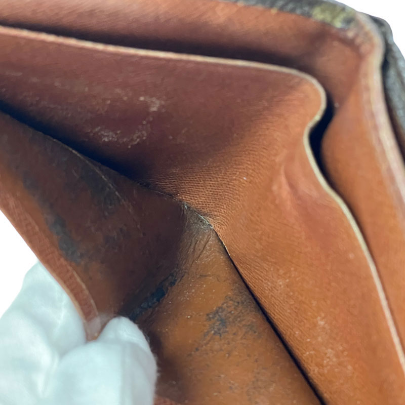 LOUIS VUITTON ルイヴィトン モノグラム ポルトモネビエ 三つ折り財布 57264 レディース 中古