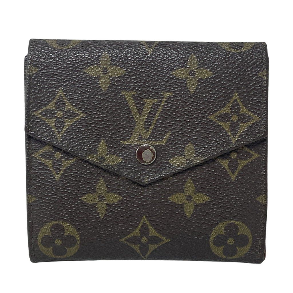 LOUIS VUITTON ルイヴィトン モノグラム ポルトモネビエ 三つ折り財布 57264 レディース 中古