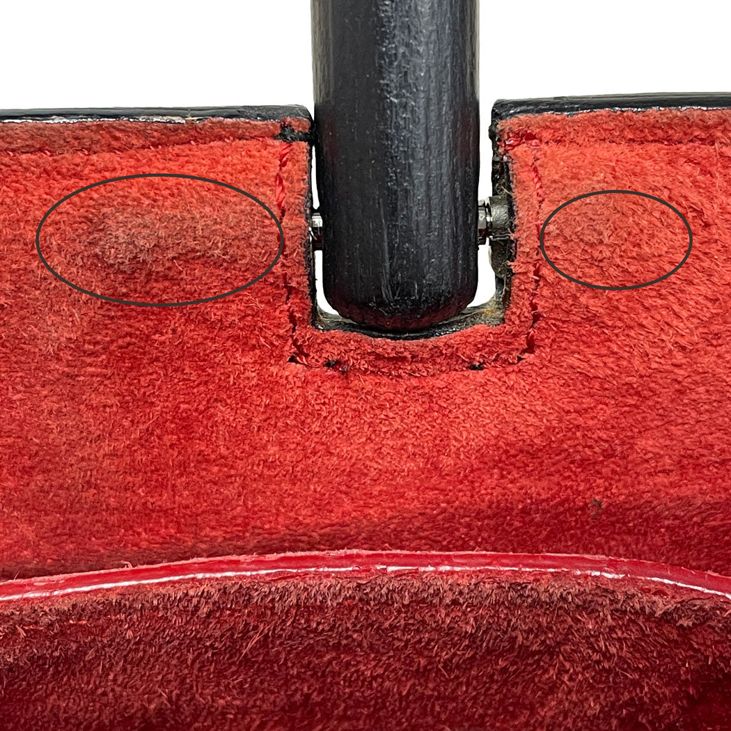 GUCCI /グッチ オールドグッチ バンブー トートバッグ ハンドバッグ レディース レザー レッド 赤 ヴィンテージ 中古