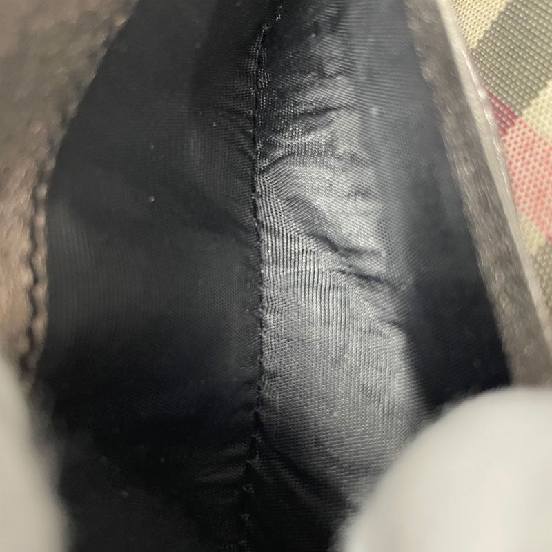 BURBERRY バーバリー コインケース レザー 小銭入れ ミニウォレット コンパクト財布 グレー 中古