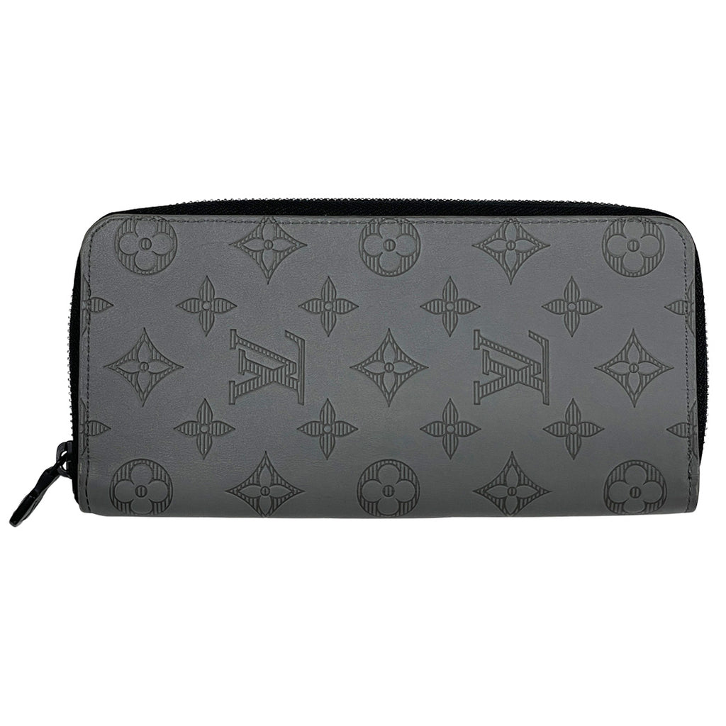 LOUIS VUITTON ルイヴィトン ジッピーウォレット ヴェルティカル モノグラム シャドウ 長財布 M81384 中古