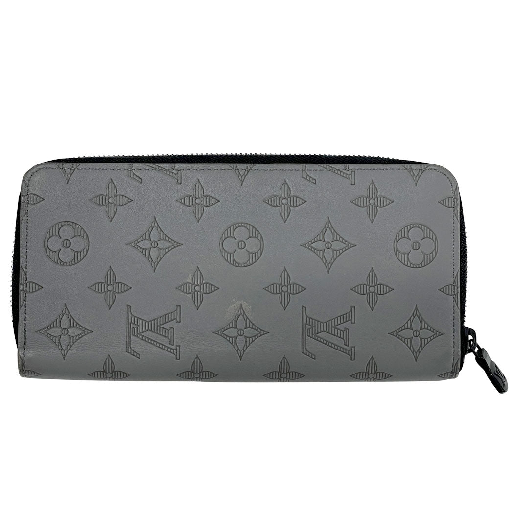LOUIS VUITTON ルイヴィトン ジッピーウォレット ヴェルティカル モノグラム シャドウ 長財布 M81384 中古