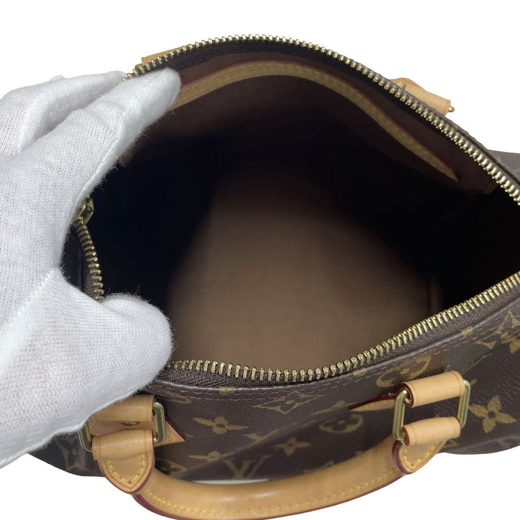 LOUIS VUITTON ルイヴィトン モノグラム スピーディ25 ハンドバッグ M41528 レイーディス 中古