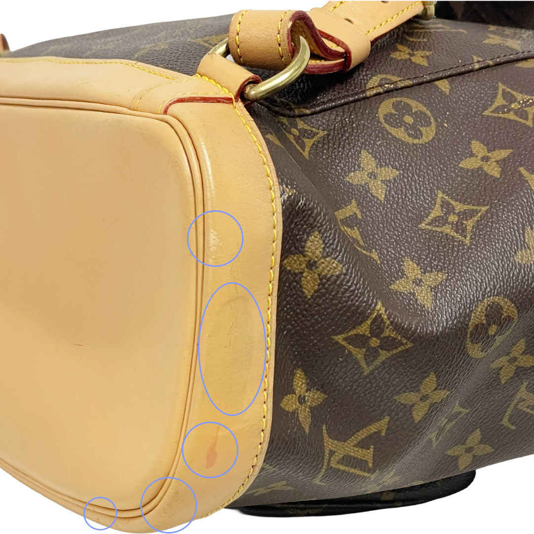 LOUIS VUITTON ルイヴィトン モノグラム モンスリGM  リュックサックM51135 中古