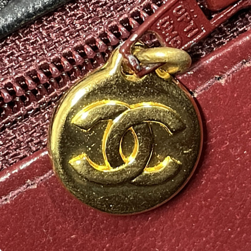 CHANEL シャネル マトラッセ クラッチバッグ ブラック 中古