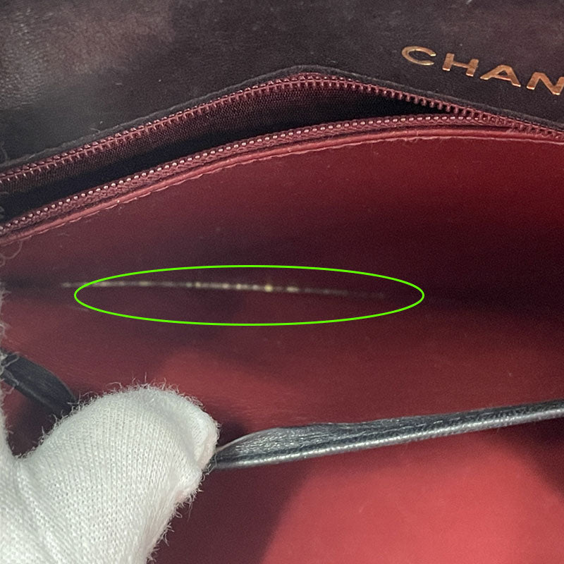 CHANEL シャネル マトラッセ クラッチバッグ ブラック 中古