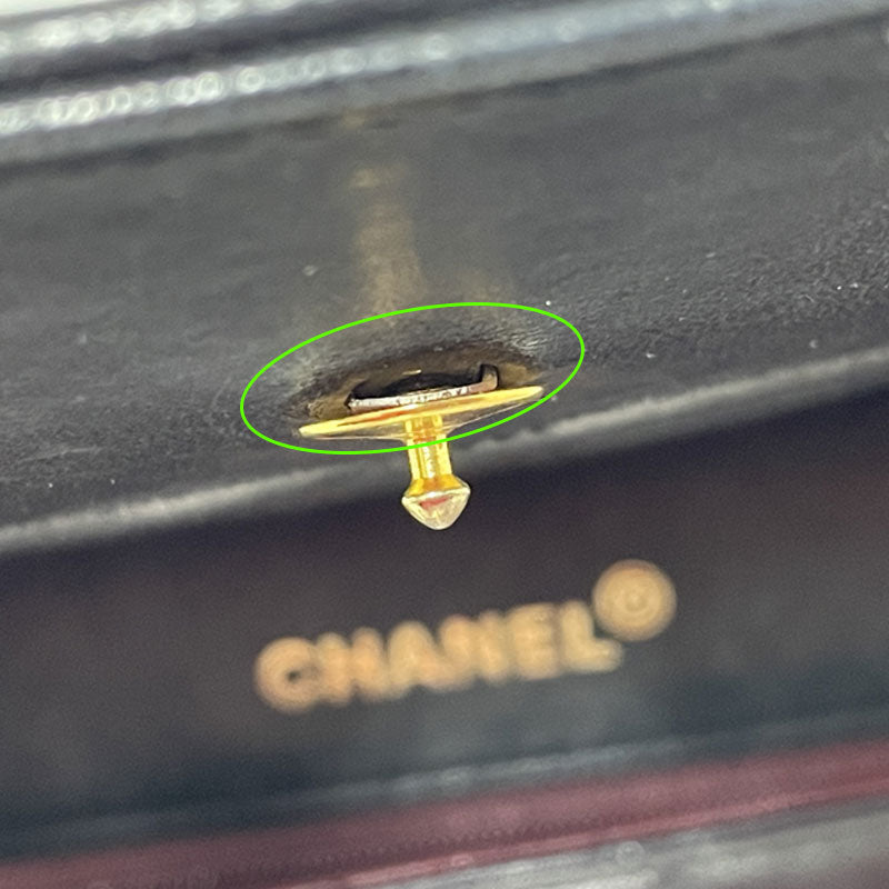 CHANEL シャネル マトラッセ クラッチバッグ ブラック 中古