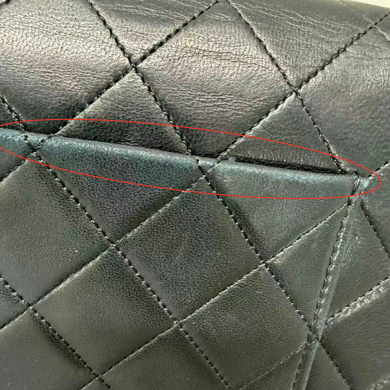 CHANEL シャネル マトラッセ クラッチバッグ ブラック 中古