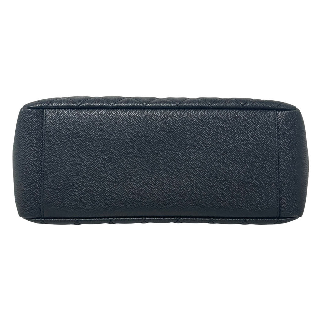 CHANEL シャネル GST チェーントートバッグ キャビアスキン ブラック シルバー金具 A50995 レイーディス 中古