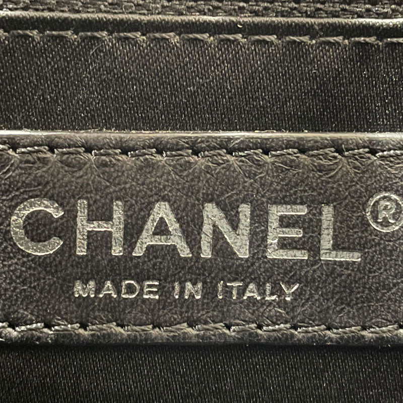 CHANEL シャネル GST チェーントートバッグ キャビアスキン ブラック シルバー金具 A50995 レイーディス 中古