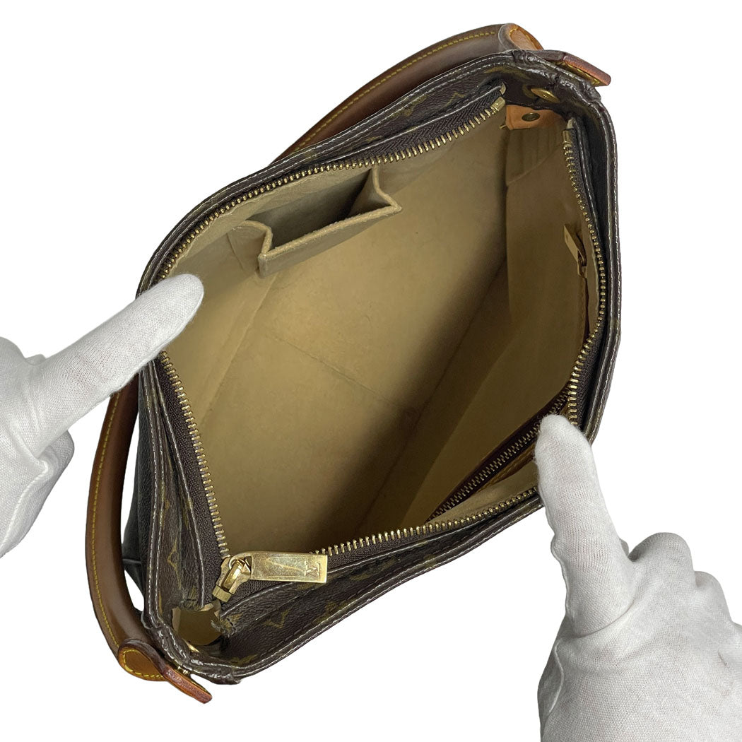 LOUIS VUITTON ルイヴィトン モノグラム ルーピングGM ショルダーバッグ M51145 レイーディス 中古