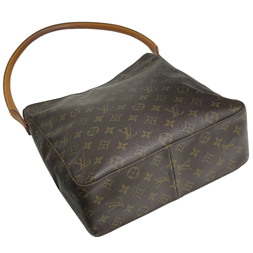LOUIS VUITTON ルイヴィトン モノグラム ルーピングGM ショルダーバッグ M51145 レイーディス 中古
