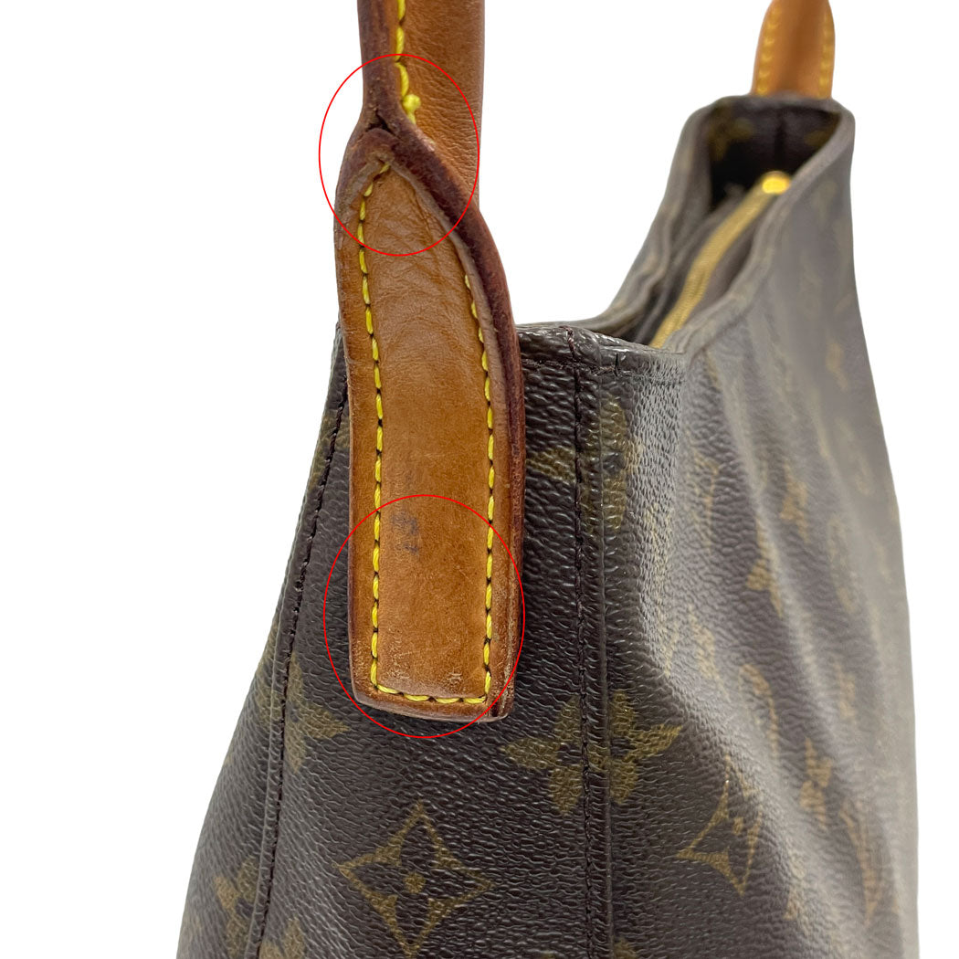 LOUIS VUITTON ルイヴィトン モノグラム ルーピングGM ショルダーバッグ M51145 レイーディス 中古