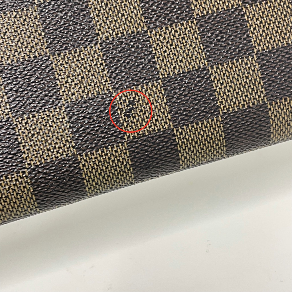 LOUIS VUITTON ルイヴィトン ダミエ エベヌ ポルトフォイユ インターナショナル 三つ折り長財布 N61217 ブラウン ユニセックス 中古