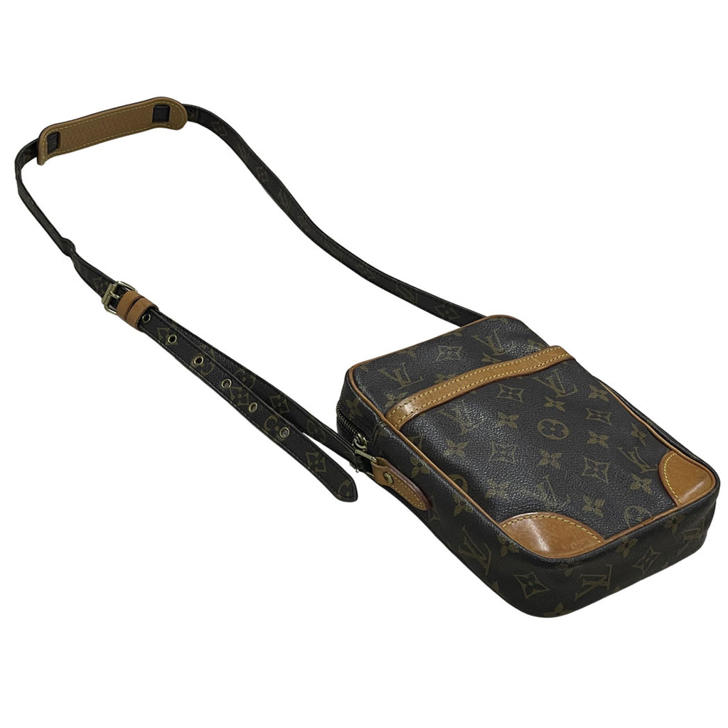LOUIS VUITTON ルイヴィトン モノグラム ダヌーブ ショルダーバッグ 斜め掛け M45266 ブラウン ユニセックス 中古