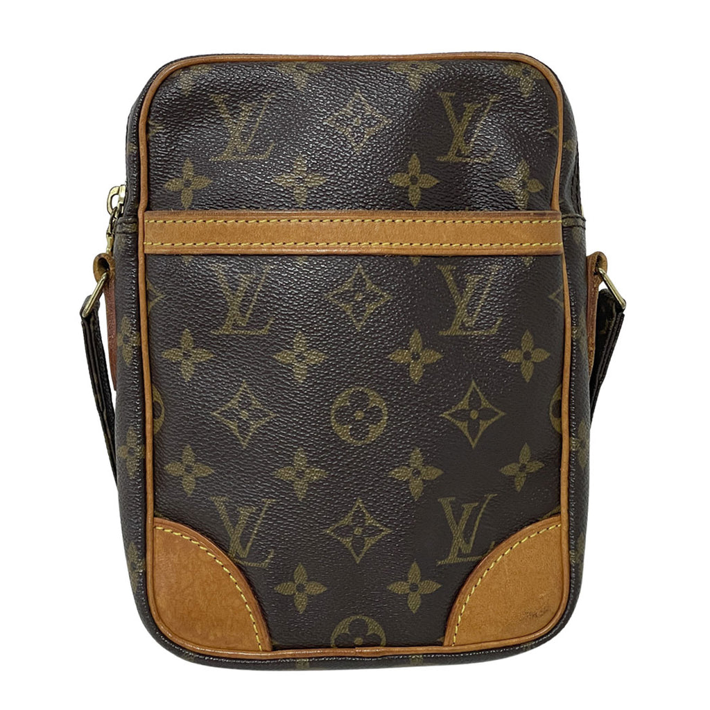 LOUIS VUITTON ルイヴィトン モノグラム ダヌーブ ショルダーバッグ 斜め掛け M45266 ブラウン ユニセックス 中古