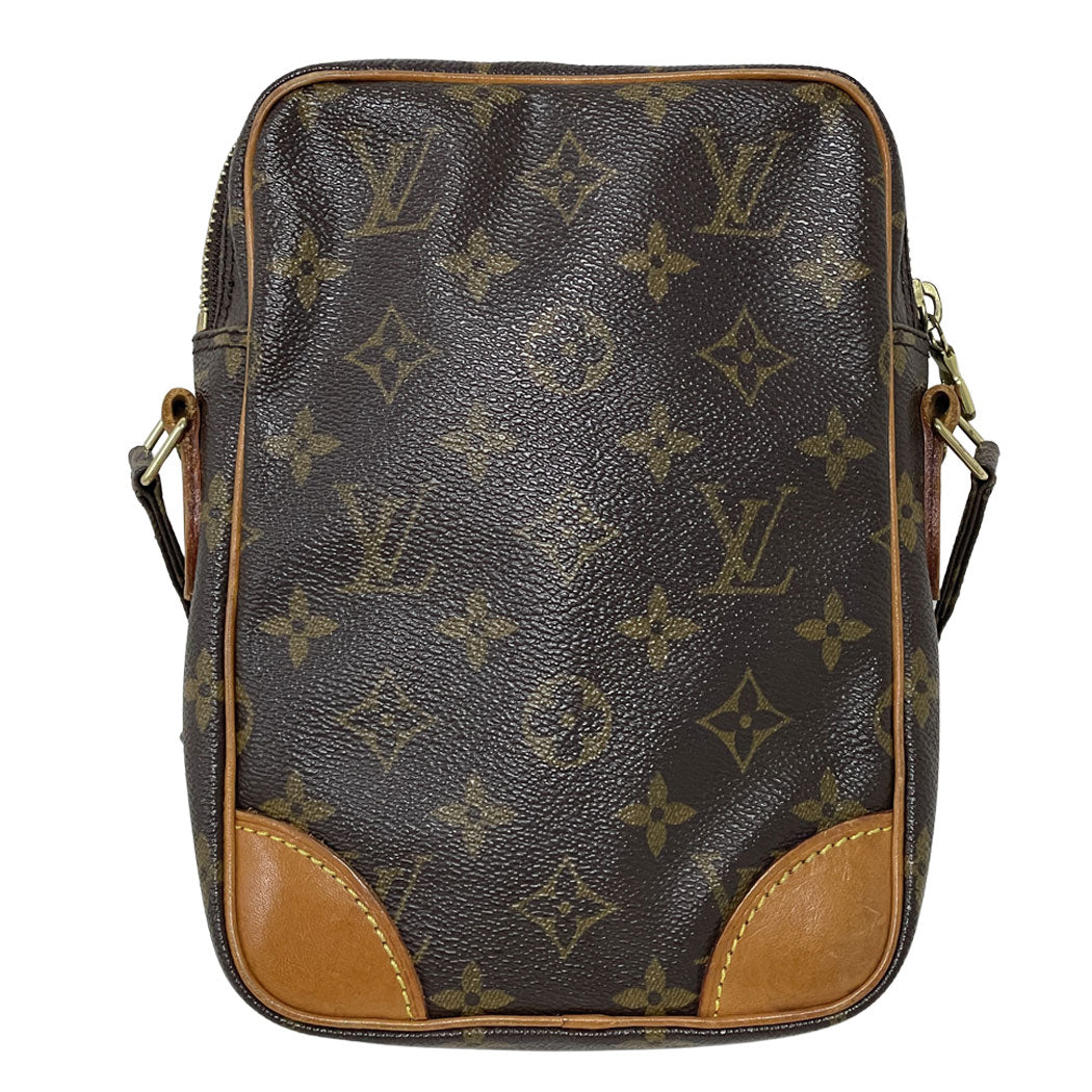 LOUIS VUITTON ルイヴィトン モノグラム ダヌーブ ショルダーバッグ 斜め掛け M45266 ブラウン ユニセックス 中古