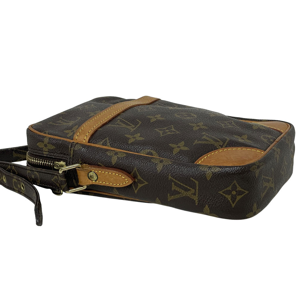 LOUIS VUITTON ルイヴィトン モノグラム ダヌーブ ショルダーバッグ 斜め掛け M45266 ブラウン ユニセックス 中古