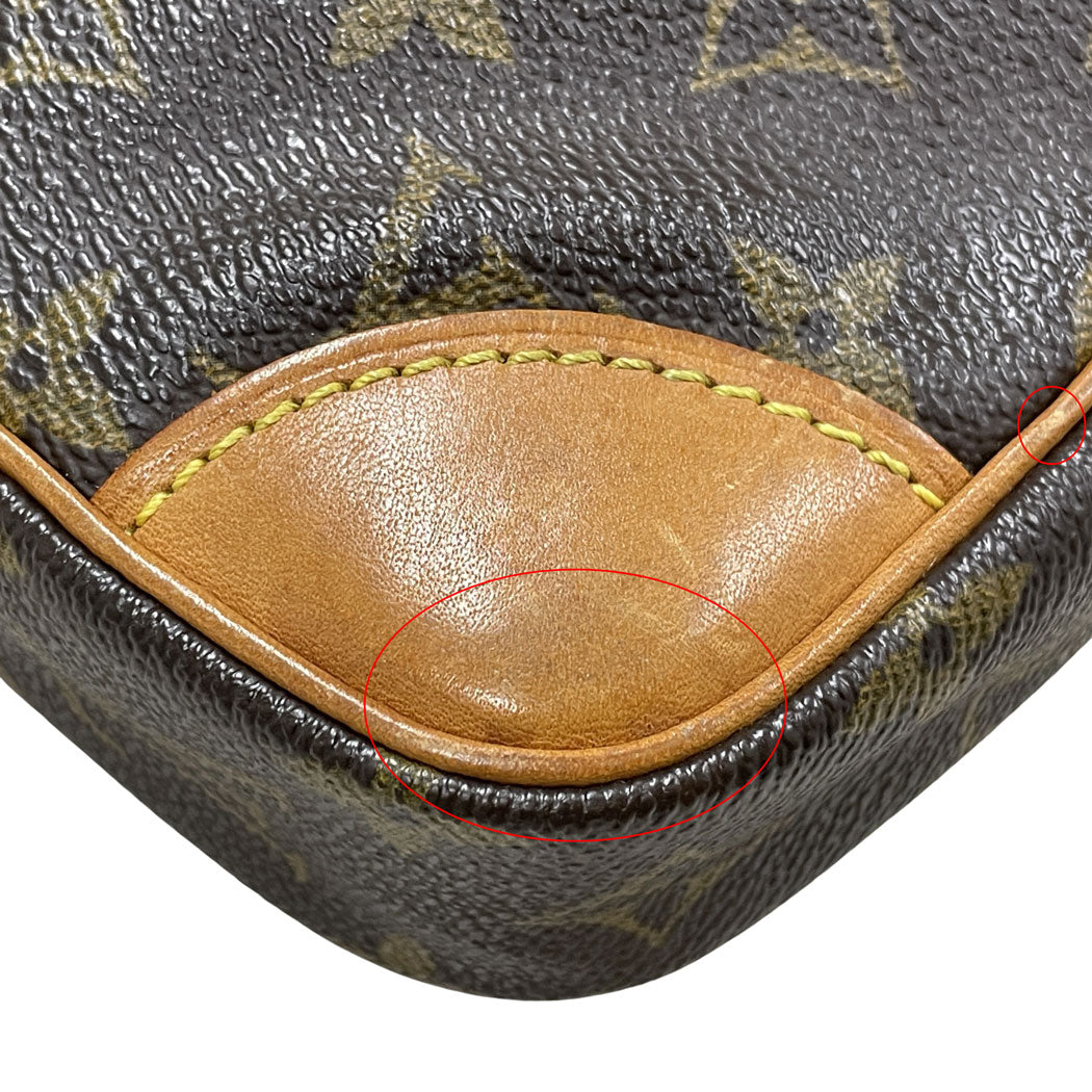 LOUIS VUITTON ルイヴィトン モノグラム ダヌーブ ショルダーバッグ 斜め掛け M45266 ブラウン ユニセックス 中古