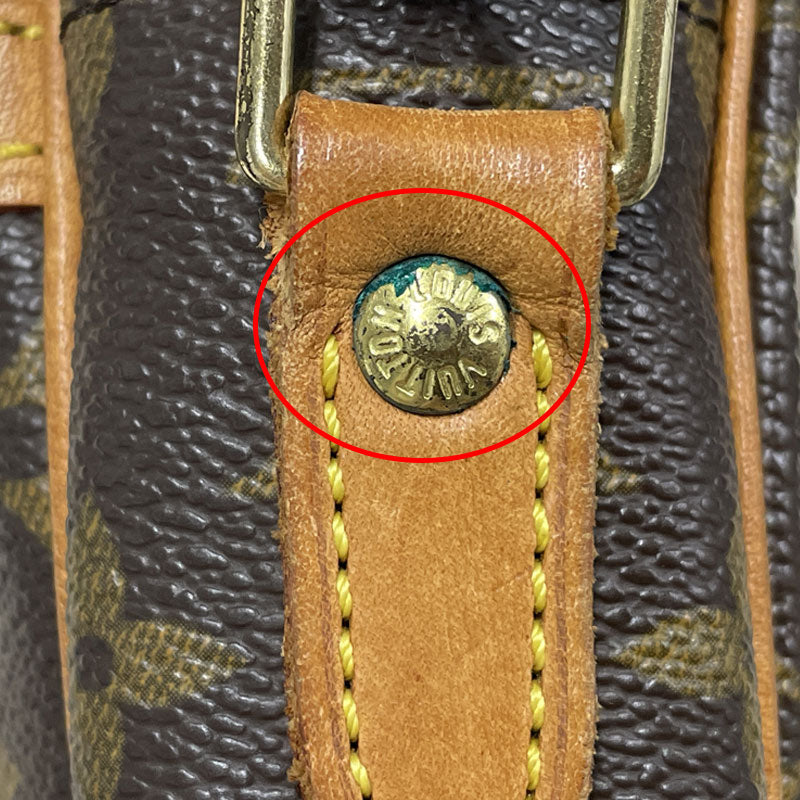 LOUIS VUITTON ルイヴィトン モノグラム ダヌーブ ショルダーバッグ 斜め掛け M45266 ブラウン ユニセックス 中古