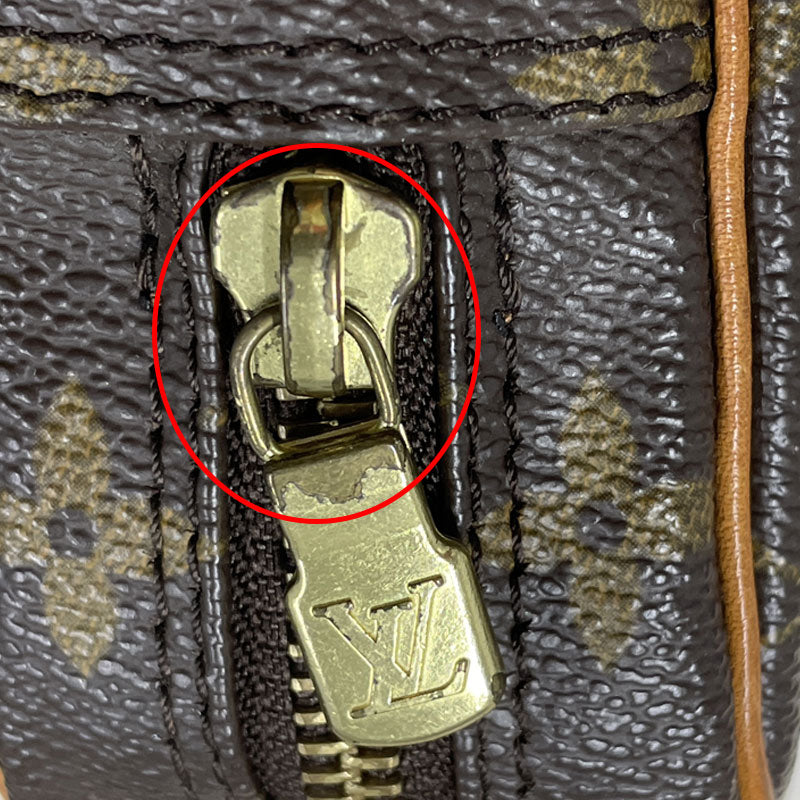LOUIS VUITTON ルイヴィトン モノグラム ダヌーブ ショルダーバッグ 斜め掛け M45266 ブラウン ユニセックス 中古