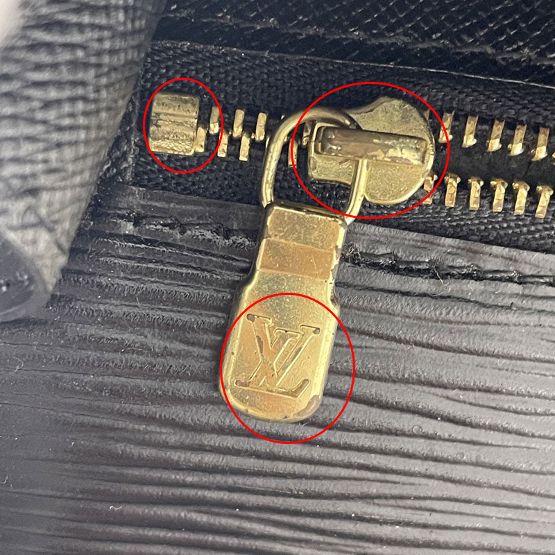 LOUIS VUITTON ルイヴィトン エピ ポシェット セリエ ドラゴンヌ セカンドバッグ M52612 ブラック 中古