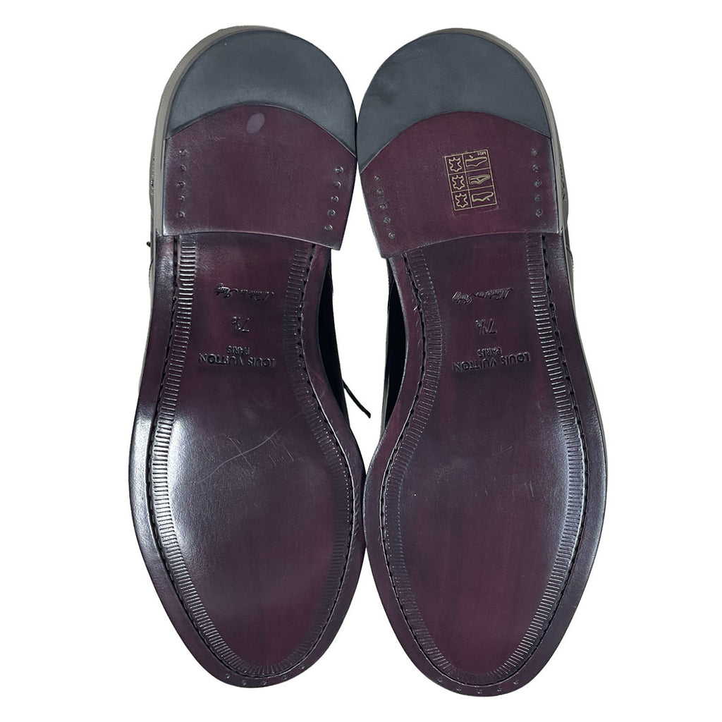 LOUIS VUITTON ルイヴィトン ダミエ レザーシューズ 革靴 ビジネスシューズ メンズ ST0126 中古
