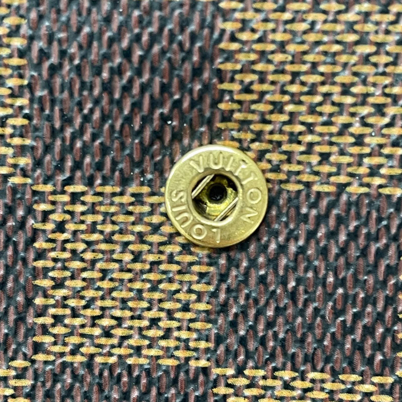 LOUIS VUITTON ルイヴィトン ダミエ アジェンダPM 手帳カバー システム手帳 6穴 R20700 ブラウン 中古