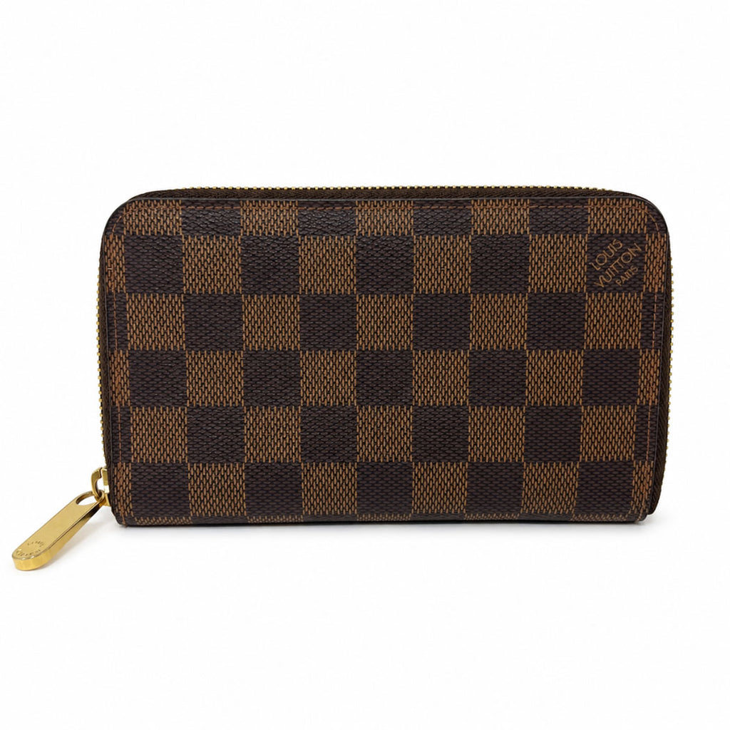 LOUIS VUITTON ルイヴィトン ダミエ ジッピー コンパクト ウォレット ラウンドファスナー財布 N60028 中古