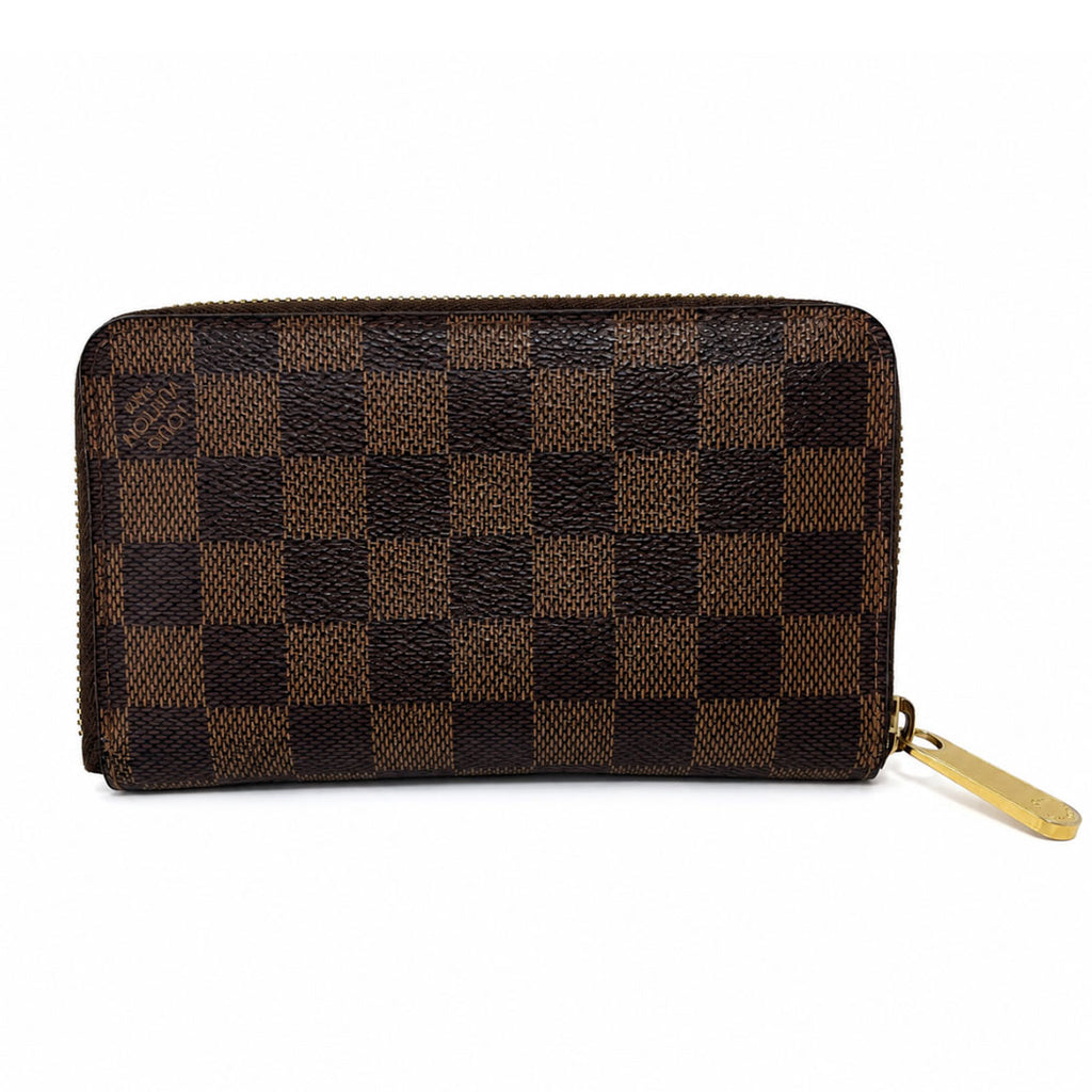 LOUIS VUITTON ルイヴィトン ダミエ ジッピー コンパクト ウォレット ラウンドファスナー財布 N60028 中古