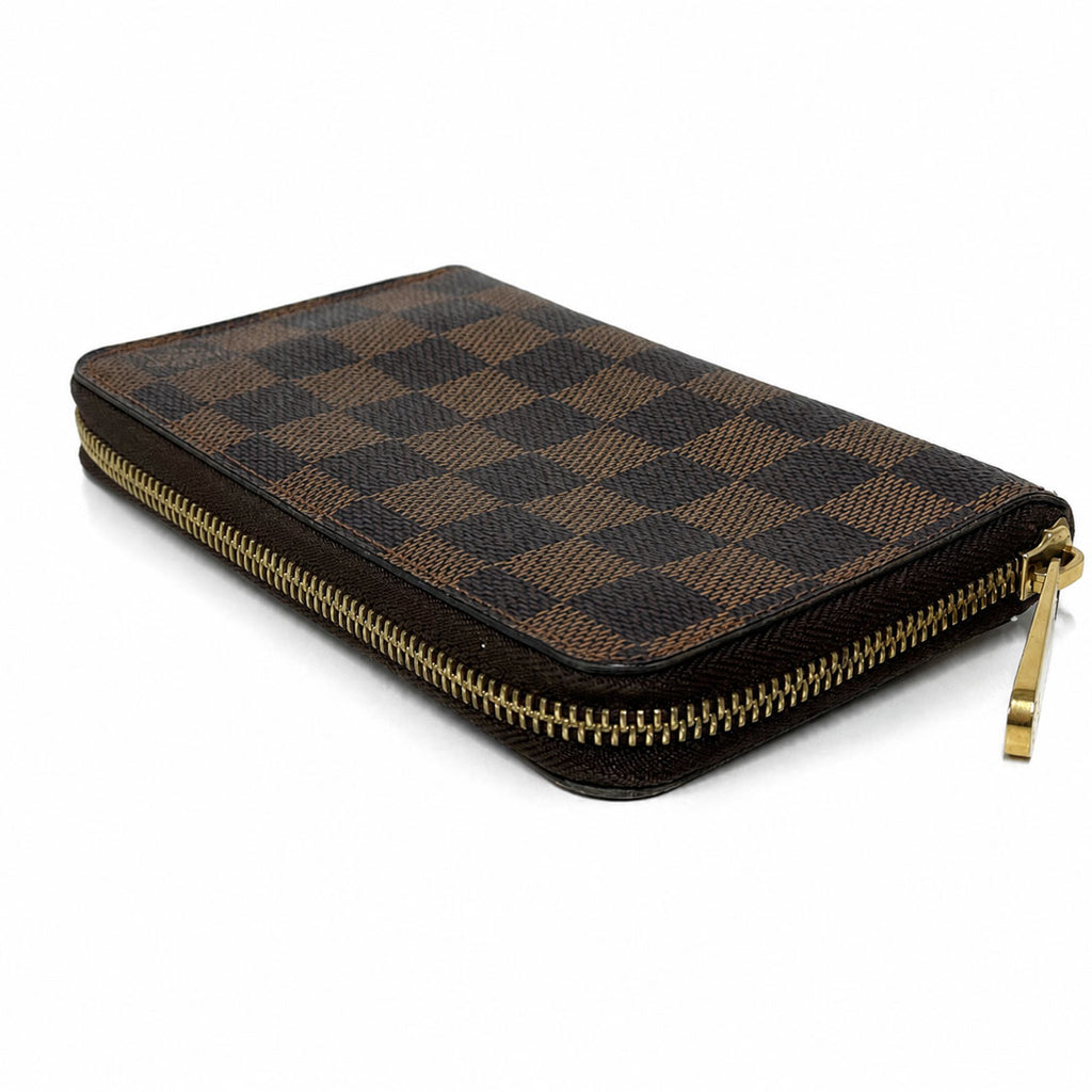 LOUIS VUITTON ルイヴィトン ダミエ ジッピー コンパクト ウォレット ラウンドファスナー財布 N60028 中古