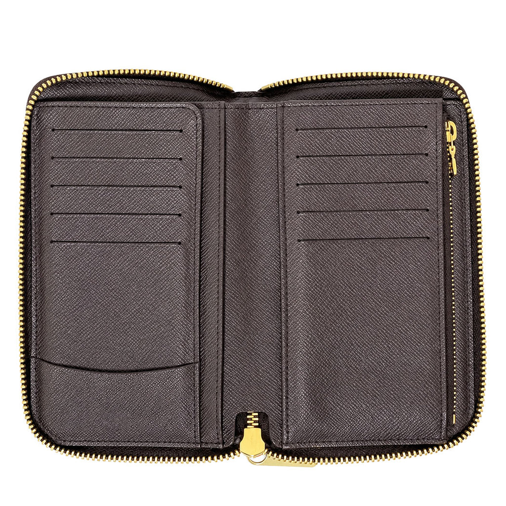 LOUIS VUITTON ルイヴィトン ダミエ ジッピー コンパクト ウォレット ラウンドファスナー財布 N60028 中古